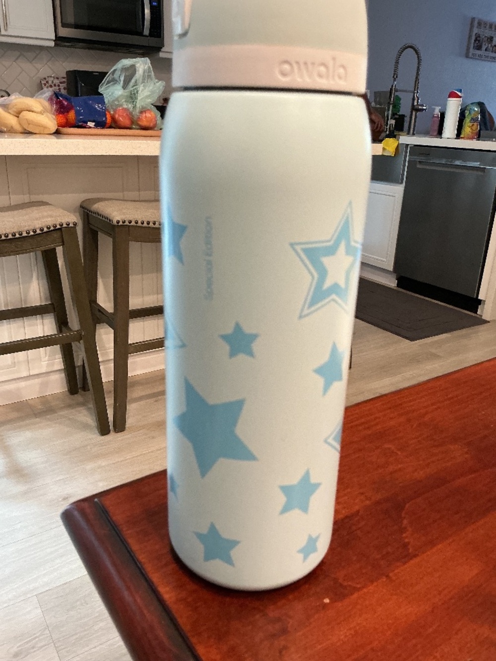 Owala 40 oz special edition stars Tumbler with a few dents